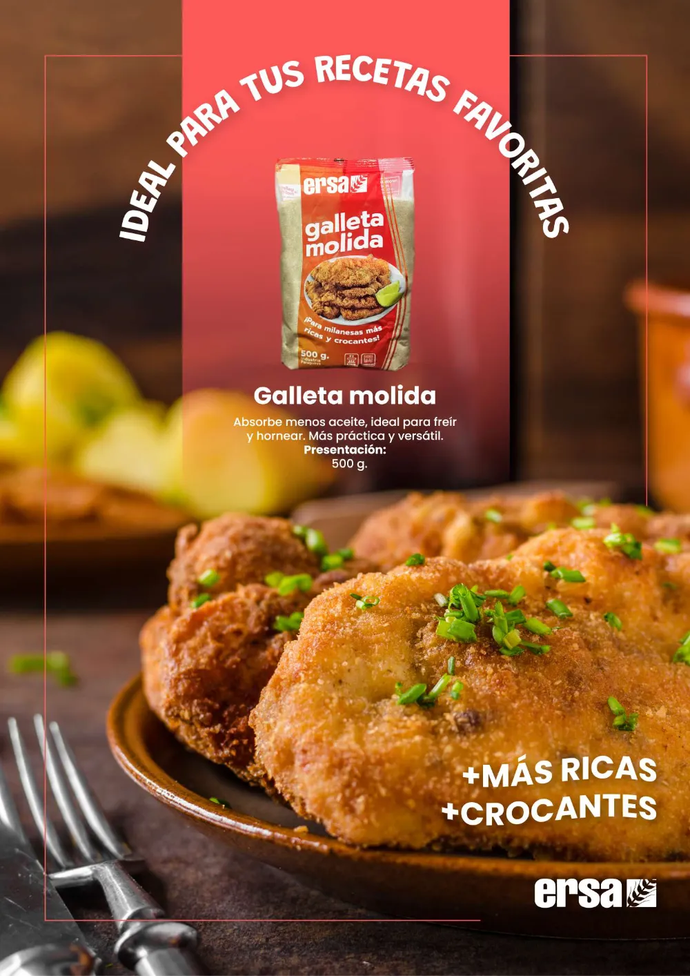 Milanesas crocantes